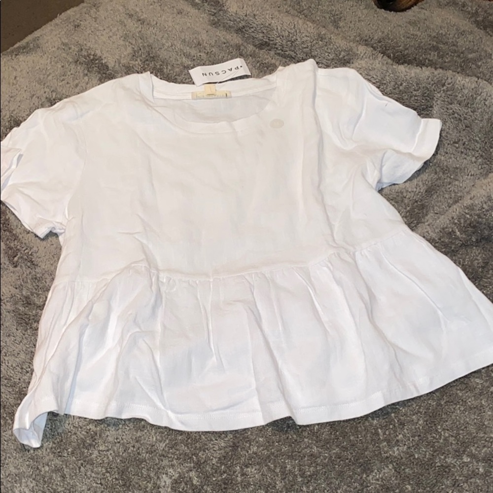 White cute top